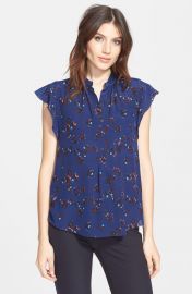 Rebecca Taylor   x27 Pinwheel Posy  x27  Silk Blouse   Nordstrom at Nordstrom